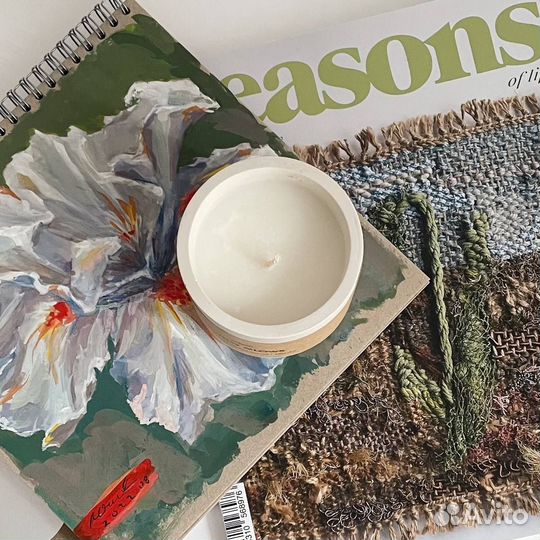 Гипсовые свечи ручной работы