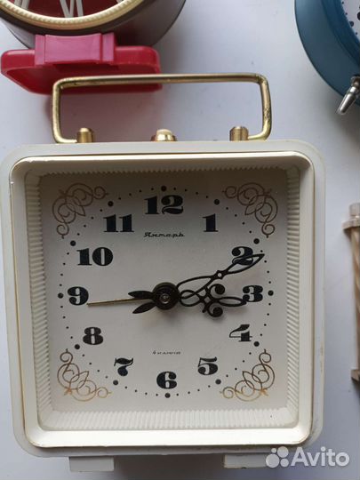 Часы будильник слава СССР