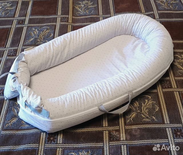 Кокон для новорожденных Dr.Hygge Светло-серый