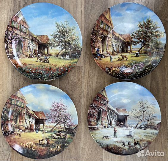 Настенные тарелки. Фарфор