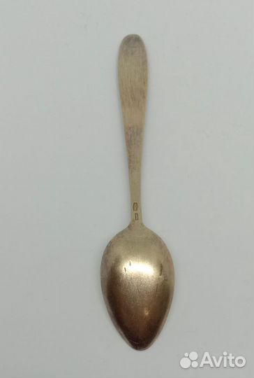 Ложка чайная Серебро 916пр Позолота Эмаль