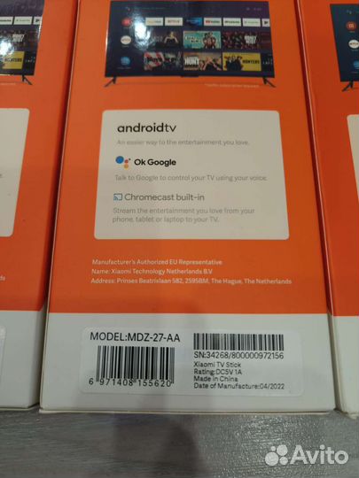 Новые Xiaomi Mi Tv Stick 4K 2022 Android TV 2/8Gb