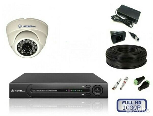 Комплект из 6 внутренних камер для помещений