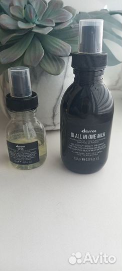 Молочко и масло Davines Oi