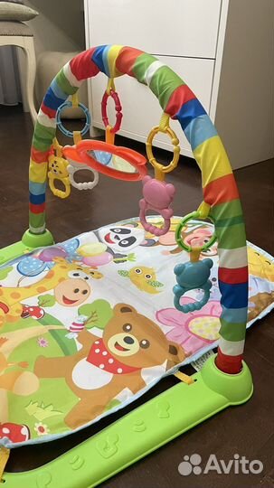 Развивающий коврик с пианино для новорожденных