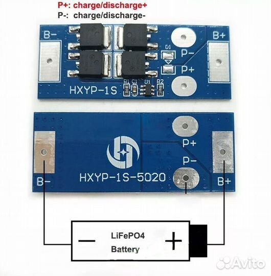 Плата контроля ET 1SFe-20A5020 для LiFe