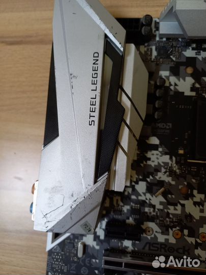 Материнская плата b450 steel legend