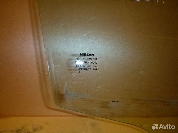Стекло двери передней правой nissan qashqai J10 20