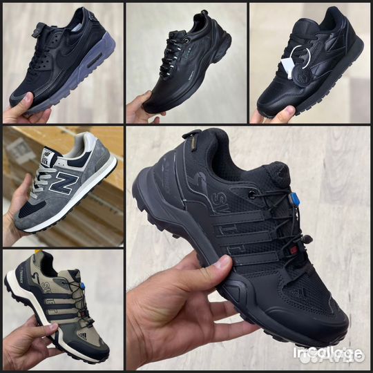 Кроссовки Adidas Nike осенние р.с 39 по 45