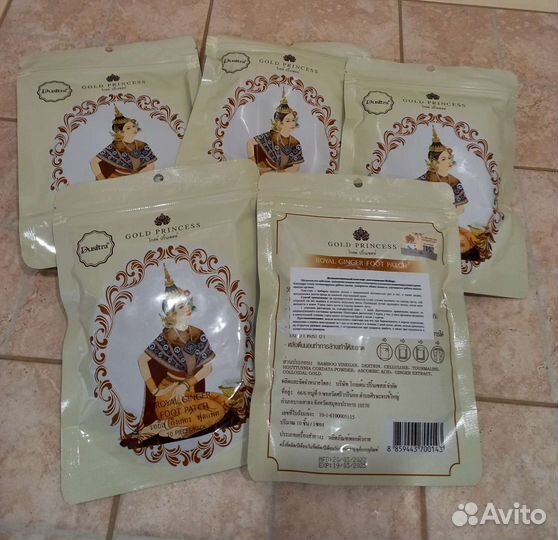 Детокс пластыри для ног с имбирем, Таиланд