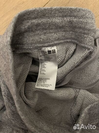 Спортивные штаны uniqlo серые