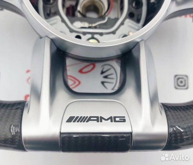 Руль GLE 63 AMG Карбон + кожа на GLE-Coupe C292