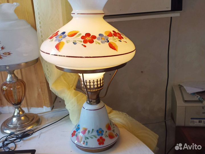 Настольная лампа СССР винтаж 70г