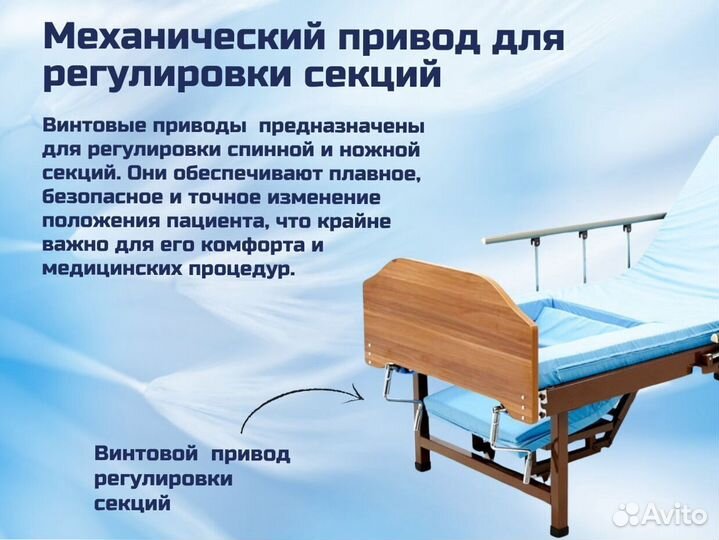 Кровать функциональная для ухода за больными