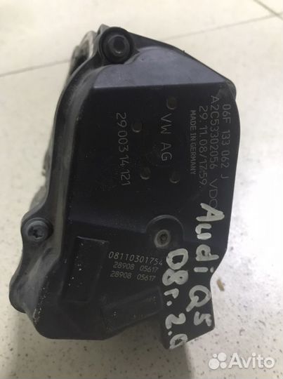 Дросельная заслонка Audi Q5. 2008 год