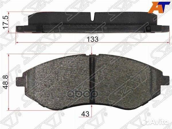 Колодки тормозные перед chevrolet cobalt 11/RA