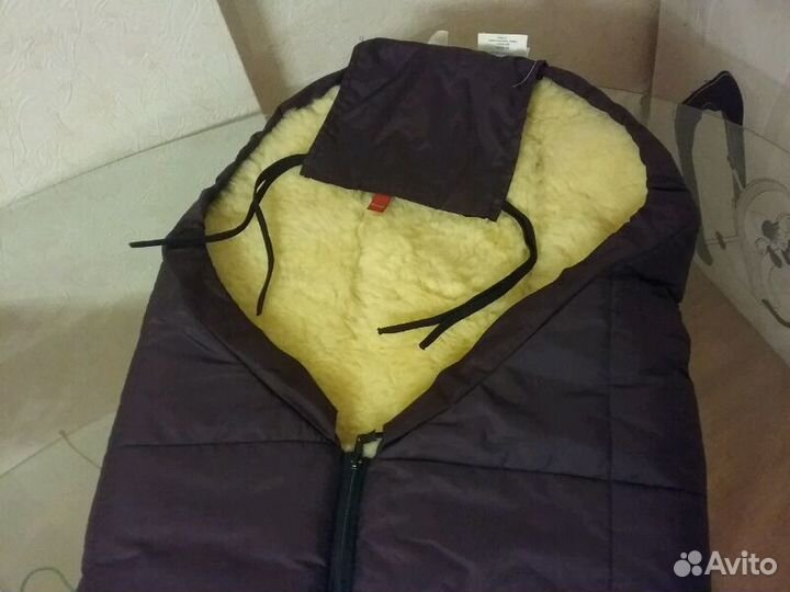 Конверт из овчины в коляску, санки Kaiser (Германи