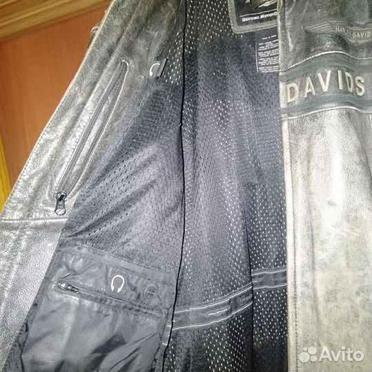 Мотокуртка кожаная мужская