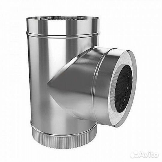 Сэндвич-тройник элит 115/180 мм. 90 304 нержавеюща