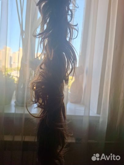 Шиньон из натуральных волос