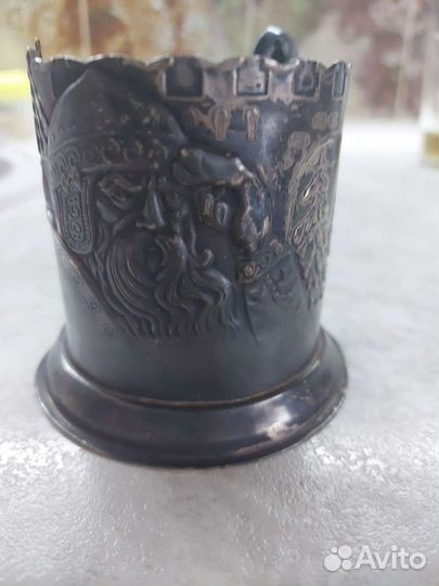 Подстаканник Богатырская застава СССР