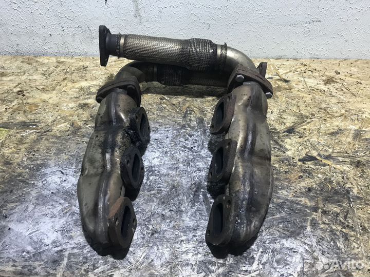 Выпускной коллектор Audi Q7 3.0 TDI V6 дизель cas