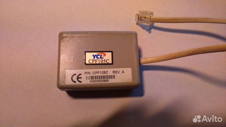 Сплиттер YCL CPF105С и Телефонный разветвитель