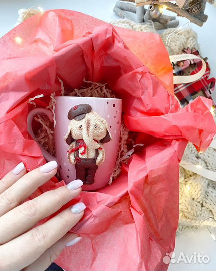 Подарочная Кружка слоник