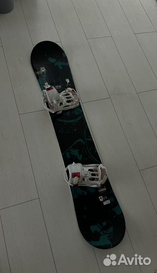 Сноуборд k2 158см + крепления salomon