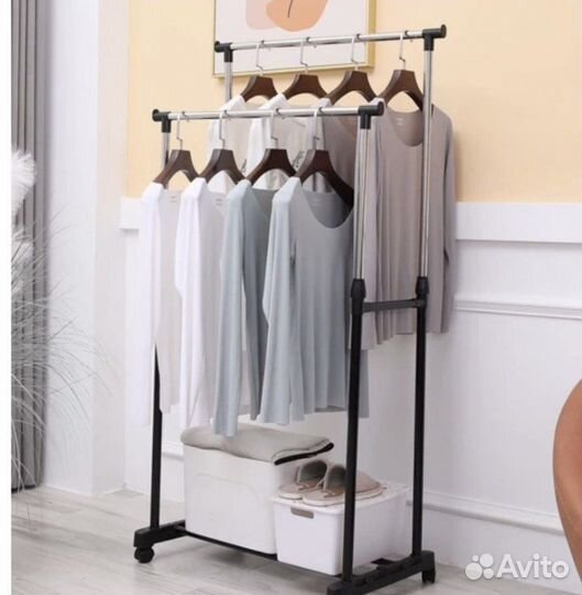 Вешалка напольная рейл