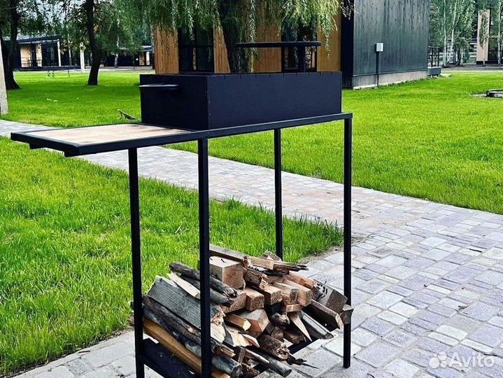 Мангал в стиле лофт