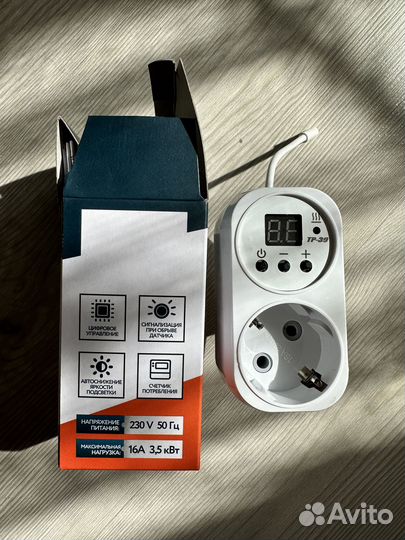 Терморегулятор розетка тр-39