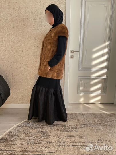 Норковая жилетка женская