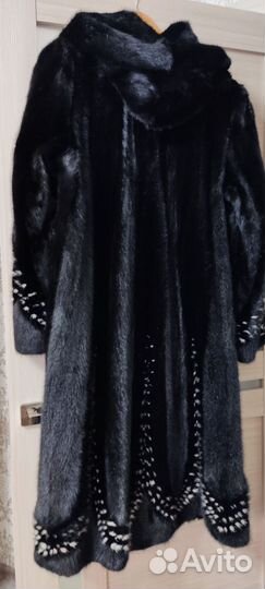 Шуба норковая 50 52 длинная