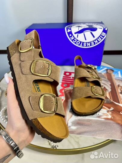 Босоножки женские Birkenstock трендовые Биркеншток