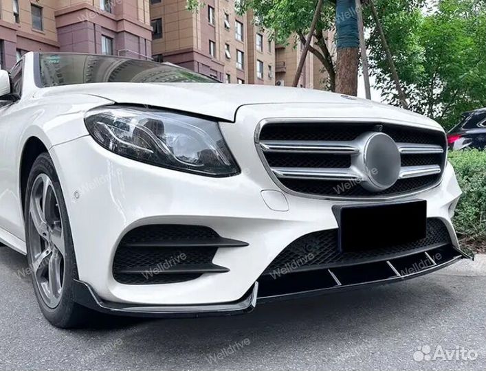 Сплиттер Mercedes W213 C238 AMG дорестайлиг