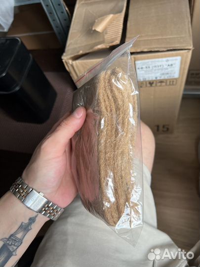 Джутовый коврик под лоток 17х10