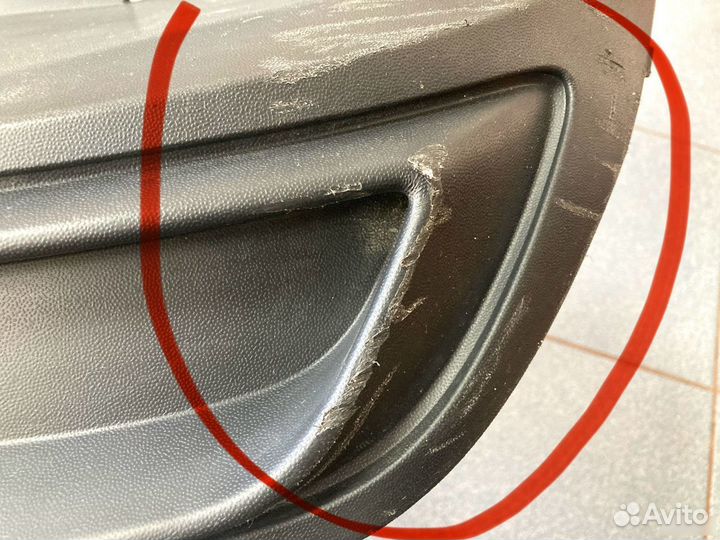 Юбка задняя для VW Polo (RUS) 2020 6N5807568B VAG