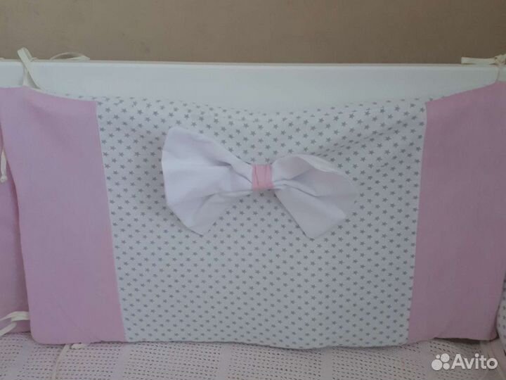 Бортики в кроватку для малышки