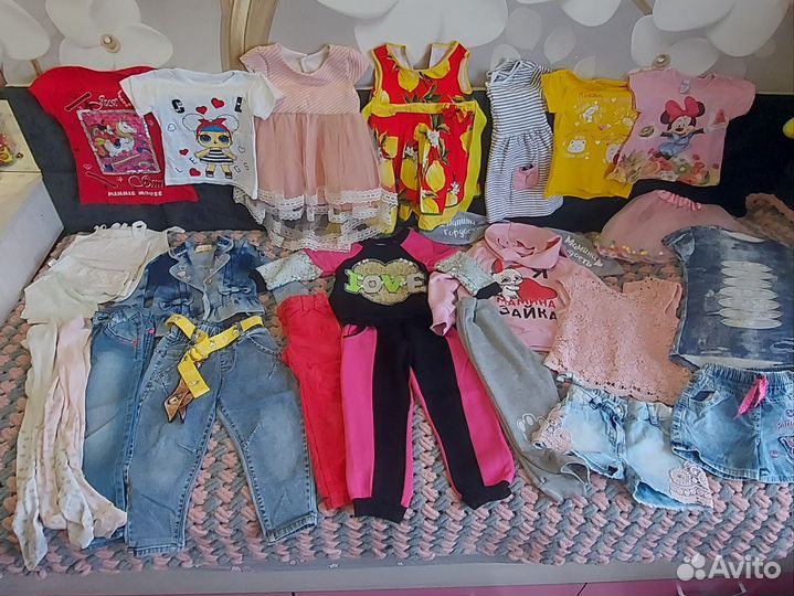 Пакет вещей для девочки 1-2 года