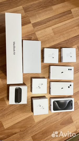 Коробки от техники apple
