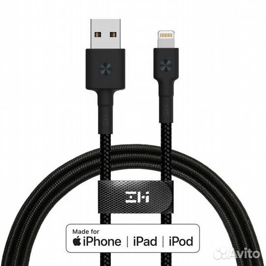 Кабель ZMI USB / Lightning в оплетке AL805