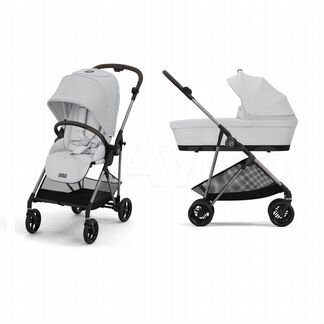 2 в 1 Cybex Melio Fog Grey 2024