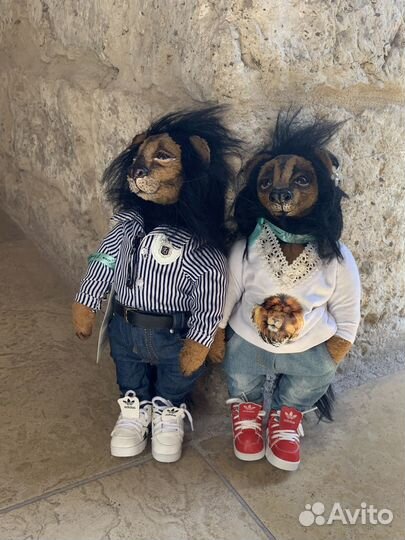 Львы Тедди - ручная работа