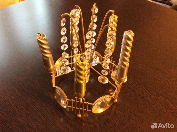 Новогодний подсвечник(Австрия) на 5 свечей