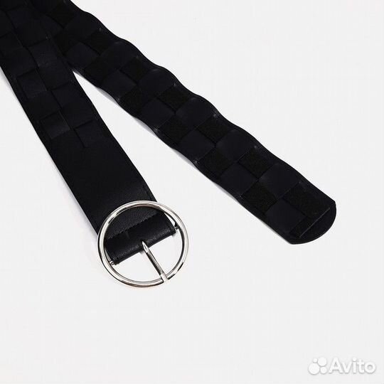 2 шт. Ремень женский, ширина 4.5 см, пряжка металл, цвет красный