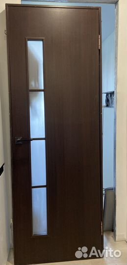 Межкомнатные двери бу 70 см с коробкой