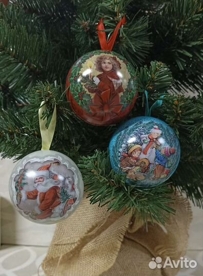 Новогодние шары-шкатулки