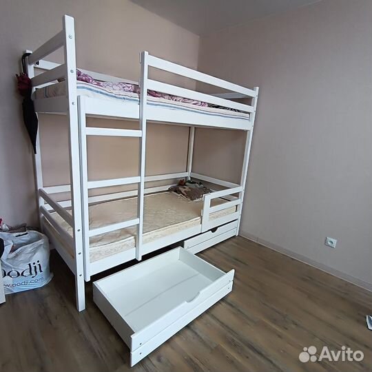 Кровать двухъярусная высокий борт. Aктyaльнaя цeнa