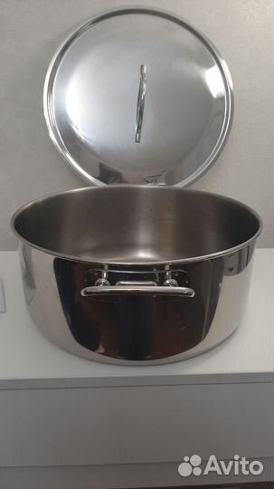 Кастрюля из нержавеющей стали 10 л